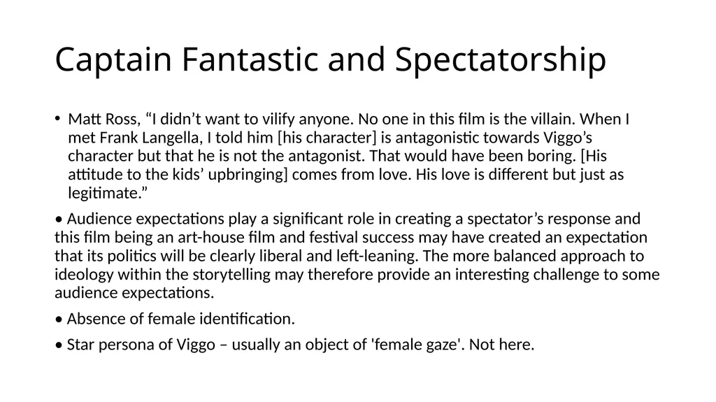 Captain Fantastic Component One Section B American - slide 14 of 18