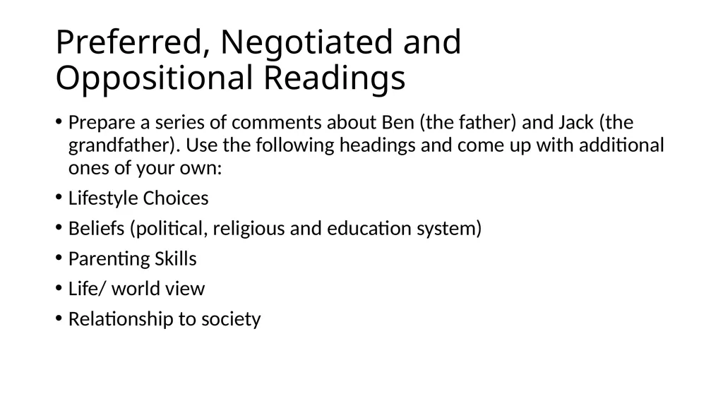Captain Fantastic Component One Section B American - slide 11 of 18
