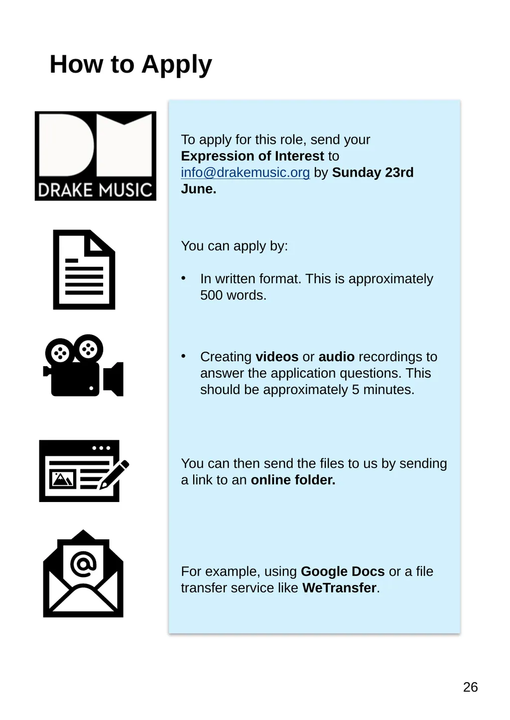 Future Leaders Information Pack Easy Read This is - slide 26 of 34