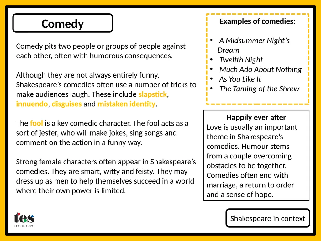 Tragedy Shakespeare in context Tragedy tells the - slide 2 of 5
