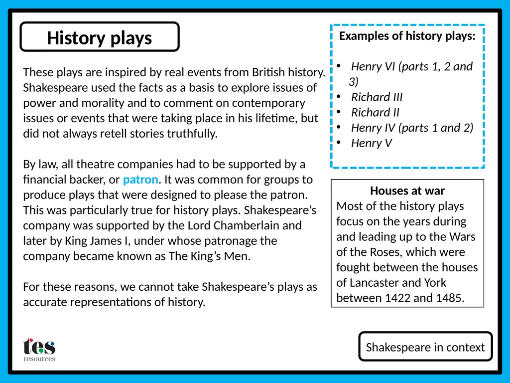 Tragedy Shakespeare in context Tragedy tells the - slide 4 of 5
