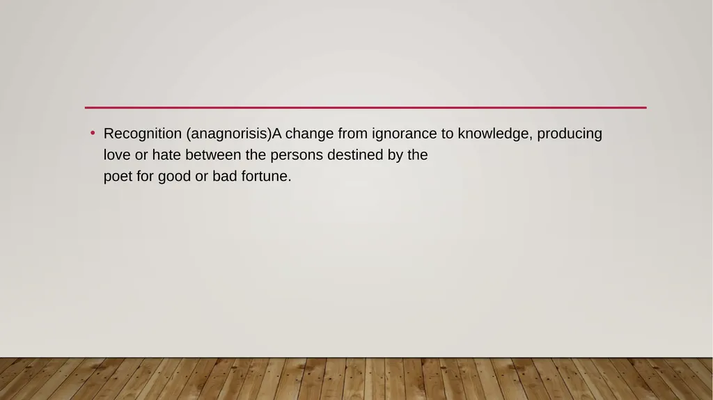 Aristotle’s poetics Topic: TRageDy MA III Sem - slide 9 of 13