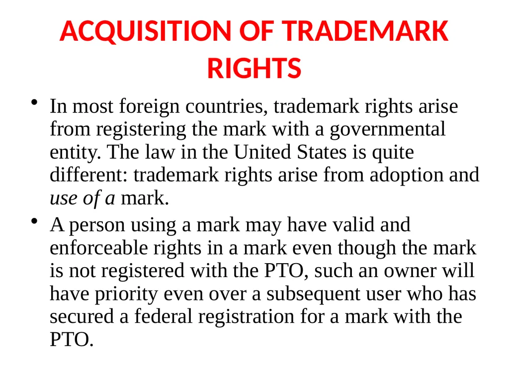 UNIT – II Trade Marks : Purpose And Function Of - slide 17 of 68