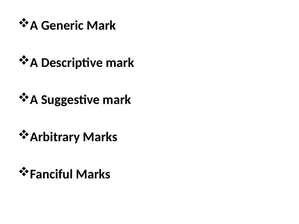 UNIT – II Trade Marks : Purpose And Function Of - slide 48 of 68