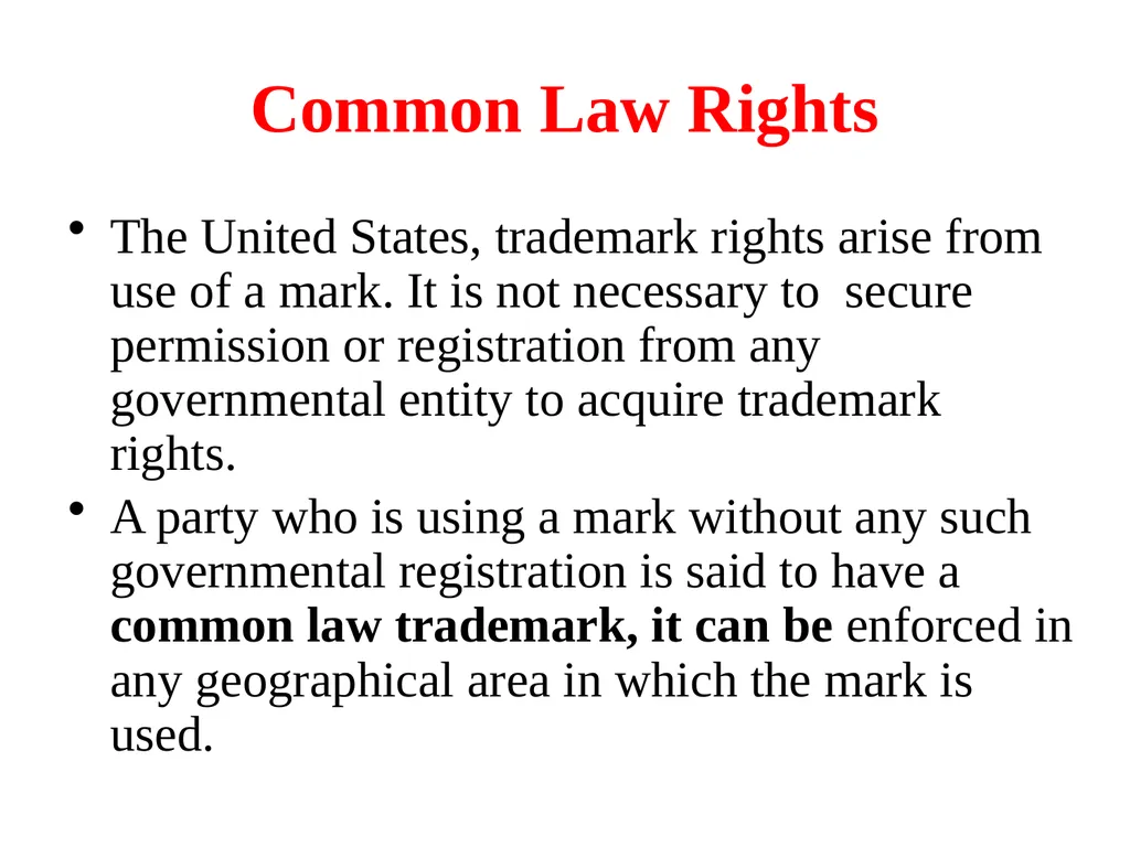 UNIT – II Trade Marks : Purpose And Function Of - slide 27 of 68