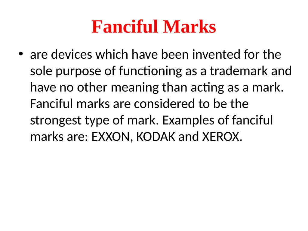 UNIT – II Trade Marks : Purpose And Function Of - slide 58 of 68