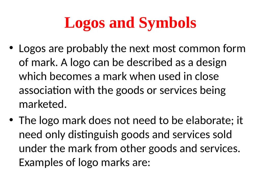 UNIT – II Trade Marks : Purpose And Function Of - slide 62 of 68
