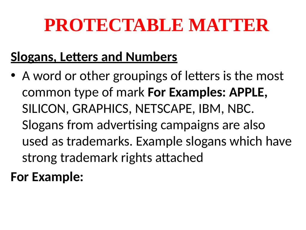 UNIT – II Trade Marks : Purpose And Function Of - slide 59 of 68