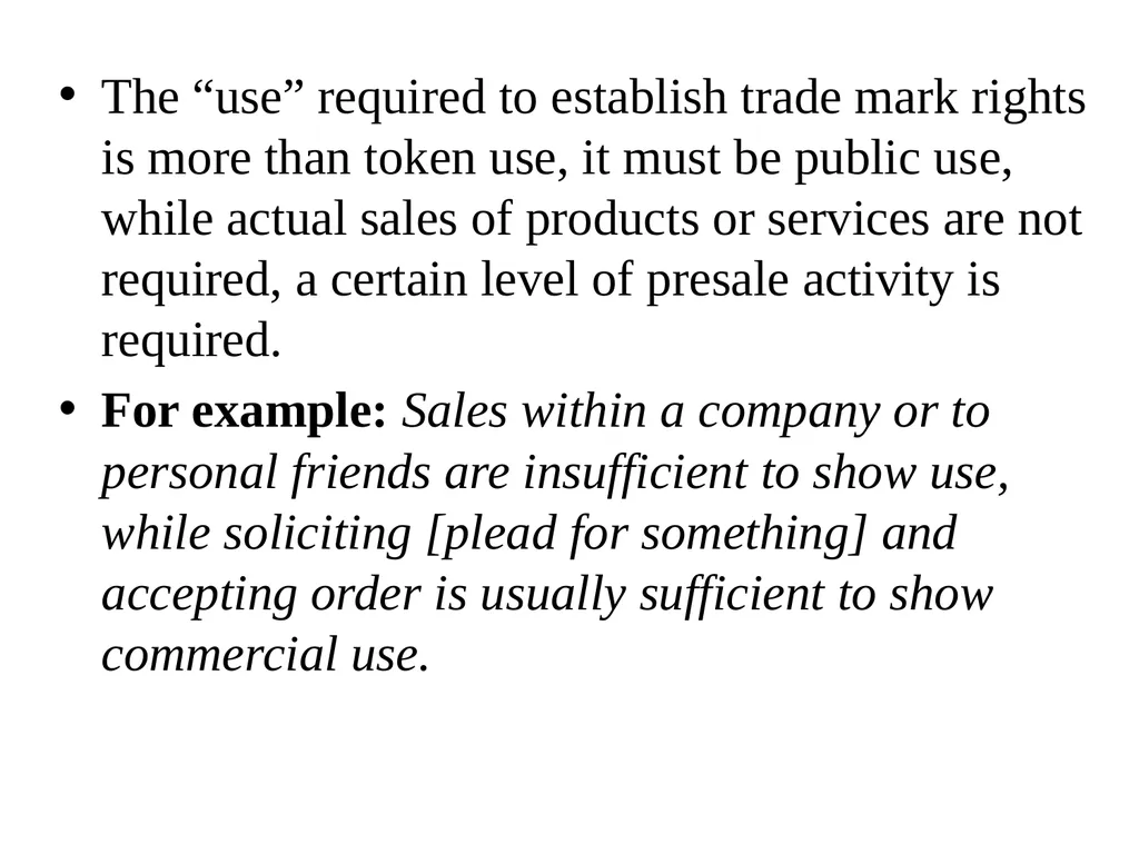 UNIT – II Trade Marks : Purpose And Function Of - slide 18 of 68