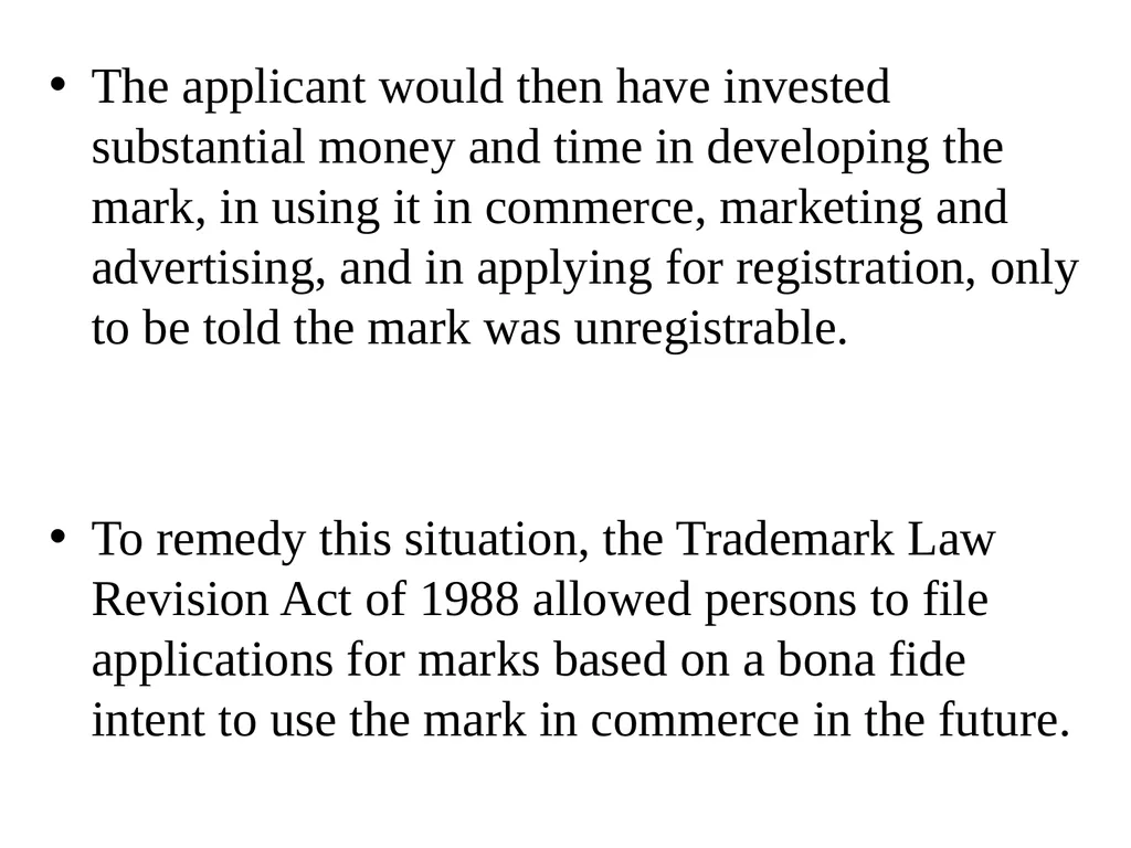 UNIT – II Trade Marks : Purpose And Function Of - slide 23 of 68
