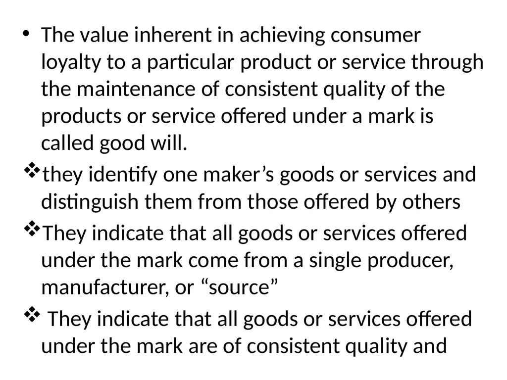 UNIT – II Trade Marks : Purpose And Function Of - slide 8 of 68