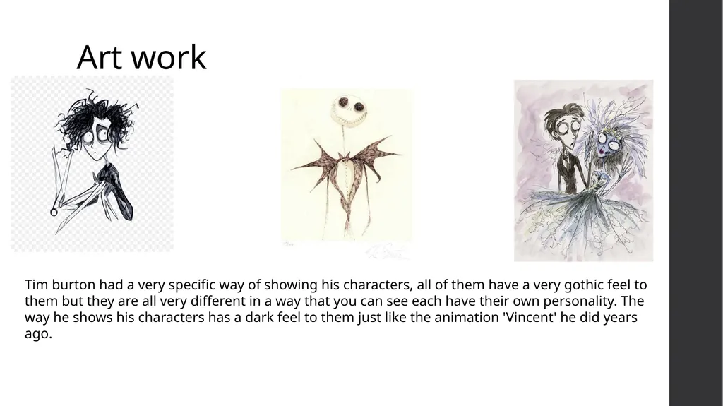 Tim burton Background research Tim Burton was born - slide 4 of 7