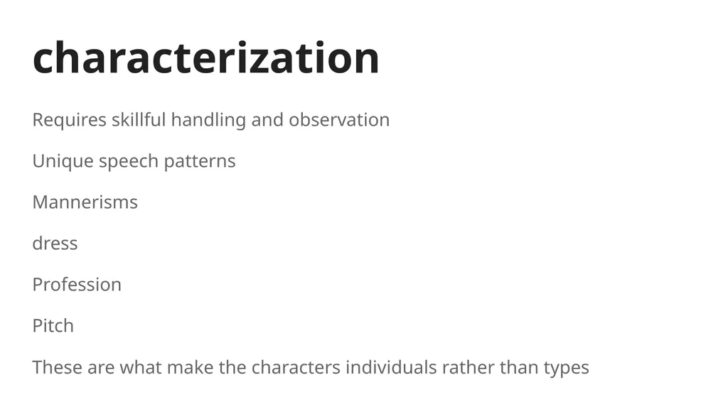 TENDULKAR’S VIEWS ON CHARACTERIZATION AND - slide 3 of 6