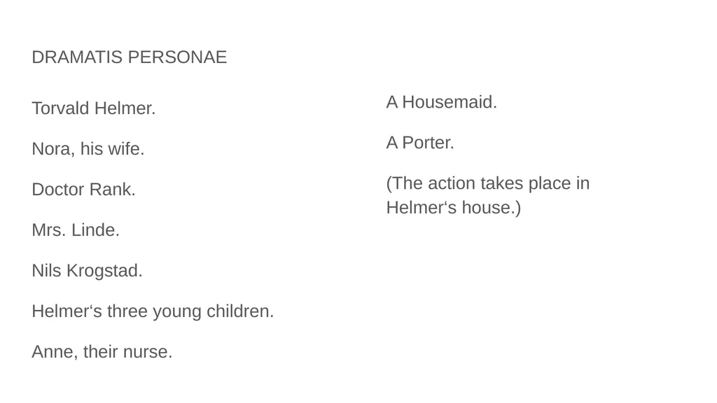 Henrik Ibsen’s A Doll’s House Henrik Ibsen: An - slide 6 of 7