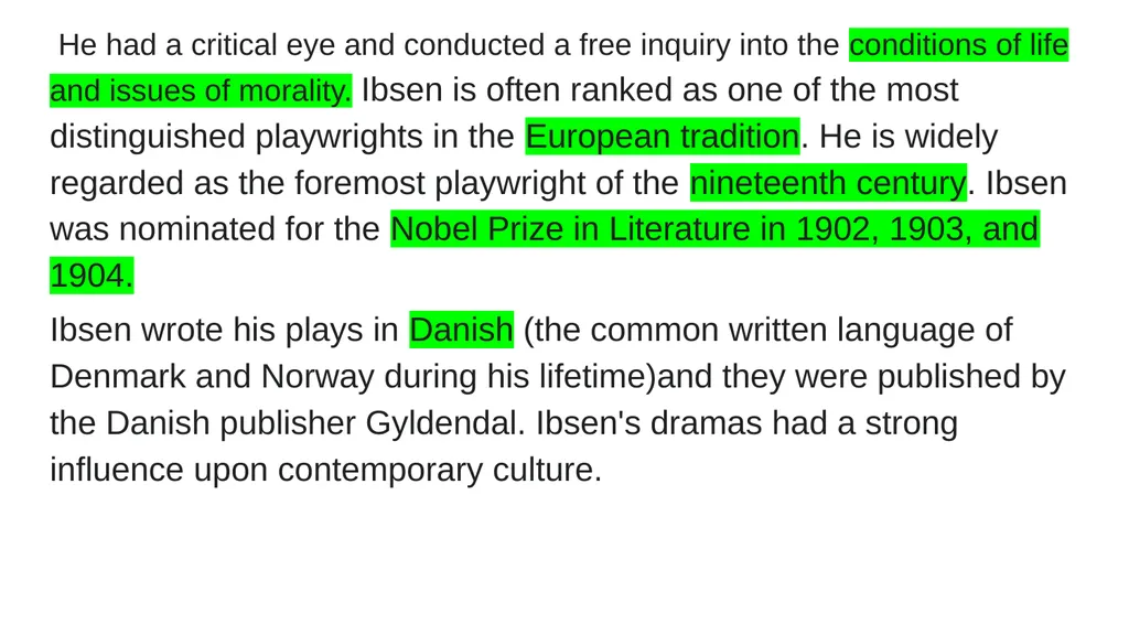 Henrik Ibsen’s A Doll’s House Henrik Ibsen: An - slide 3 of 7