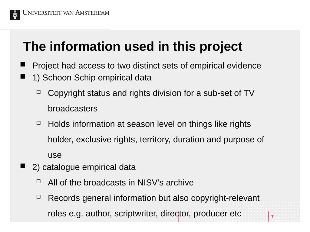 Making Broadcasts Accessible Online A Study on the - slide 7 of 40