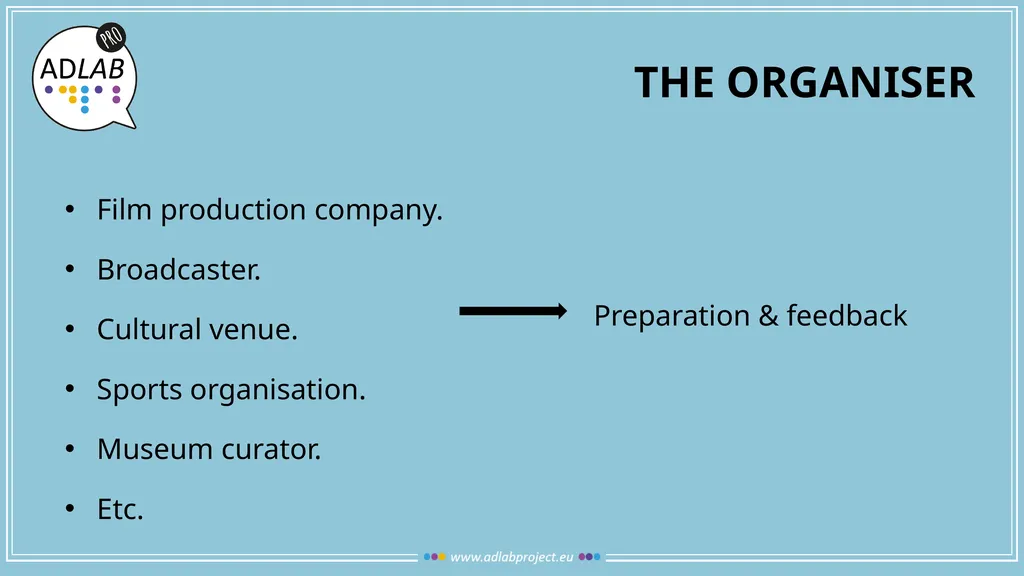 THE AUDIO DESCRIPTION PROCESS MODULE 1 UNIT 5 NINA - slide 14 of 21