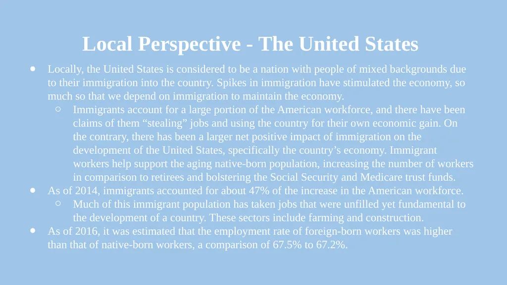 To what extent does immigration aid a nation’s - slide 5 of 19