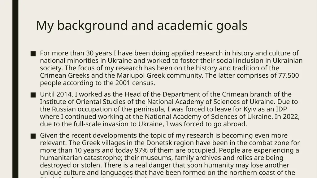 perspectives (and challenges) for fulfilling - slide 2 of 10