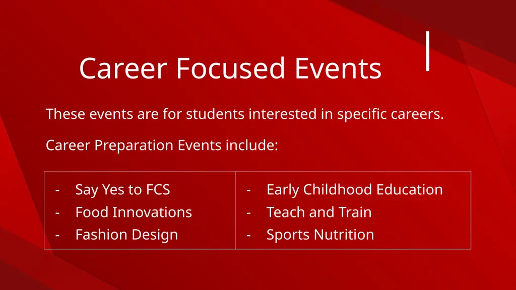Be a STAR! Get involved in STAR Events! STAR - slide 5 of 15