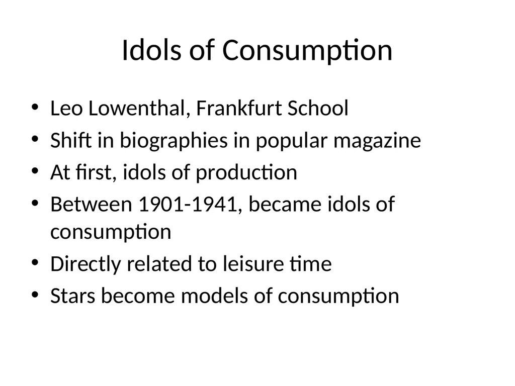 "Stars As Images” Hollywood and Elvis Richard Dyer - slide 8 of 45