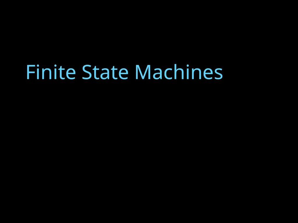 Finite State Machines Hakim Weatherspoon CS 3410 - slide 3 of 32