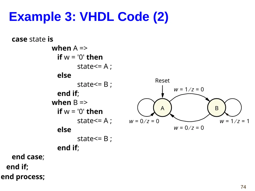 Hao Zheng Comp Sci & Eng USF CDA 4253 FPGA - slide 74 of 99