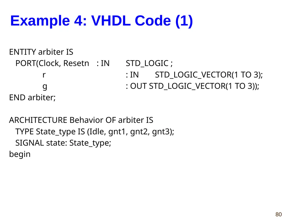 Hao Zheng Comp Sci & Eng USF CDA 4253 FPGA - slide 80 of 99