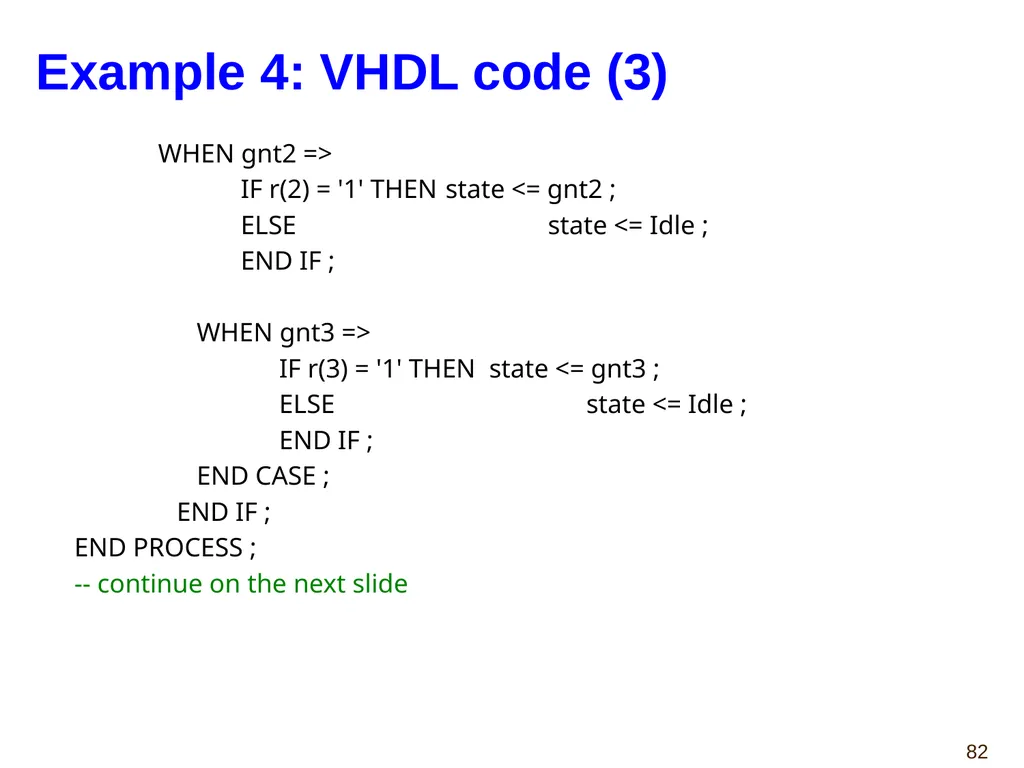 Hao Zheng Comp Sci & Eng USF CDA 4253 FPGA - slide 82 of 99
