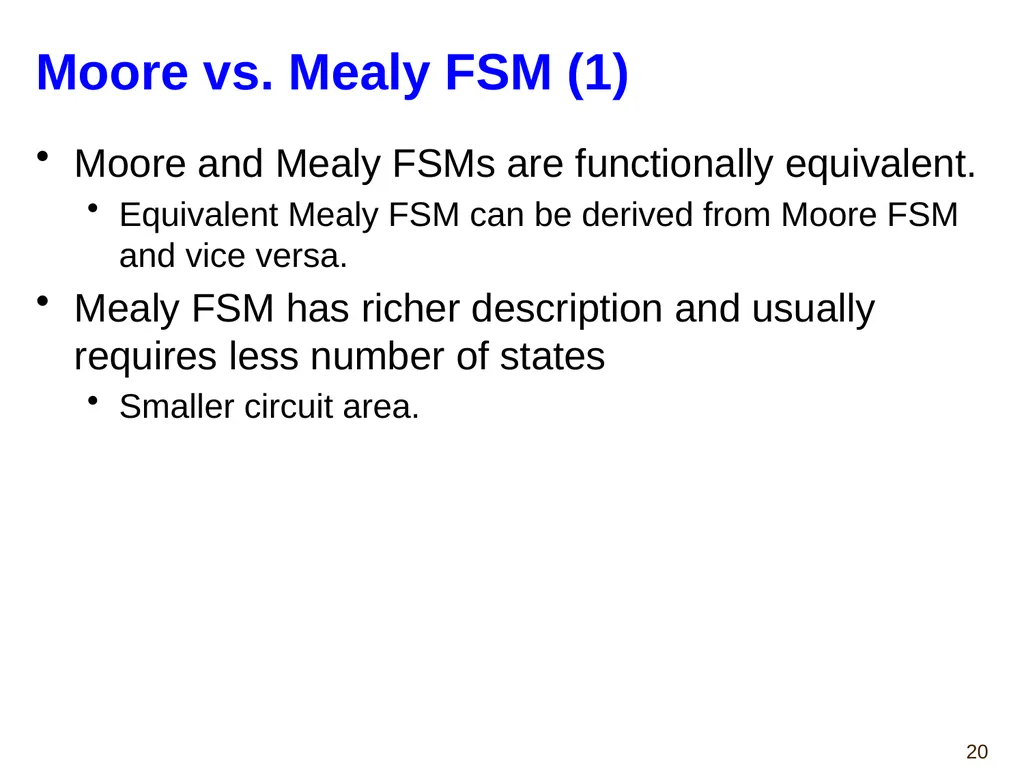 Hao Zheng Comp Sci & Eng USF CDA 4253 FPGA - slide 20 of 99