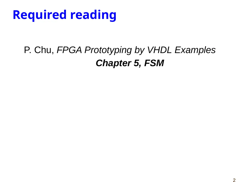 Hao Zheng Comp Sci & Eng USF CDA 4253 FPGA - slide 2 of 99