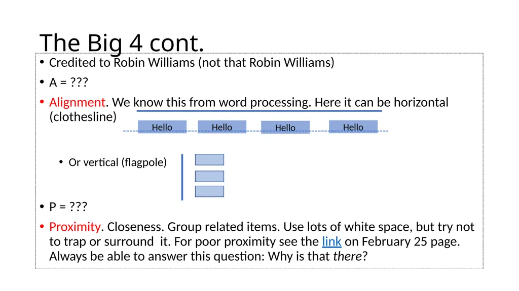 Design Principles And therefore design elements - slide 3 of 7