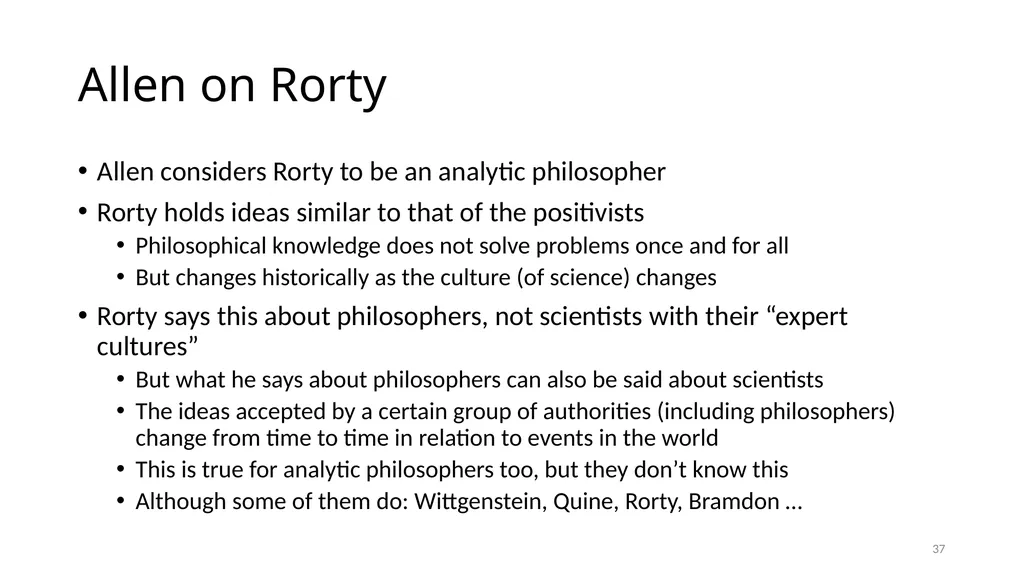 Carnap’s Contexts Nietzsche’s Lying Truth, - slide 37 of 104