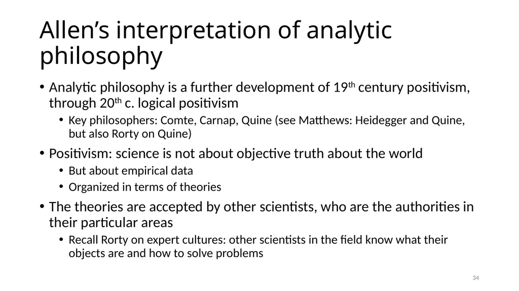 Carnap’s Contexts Nietzsche’s Lying Truth, - slide 34 of 104