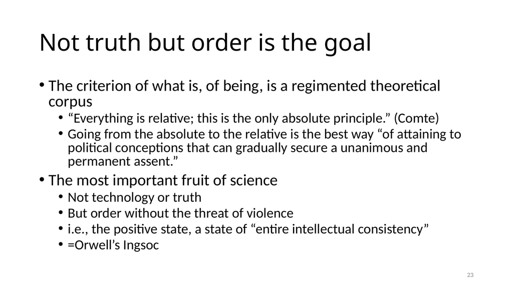 Carnap’s Contexts Nietzsche’s Lying Truth, - slide 23 of 104