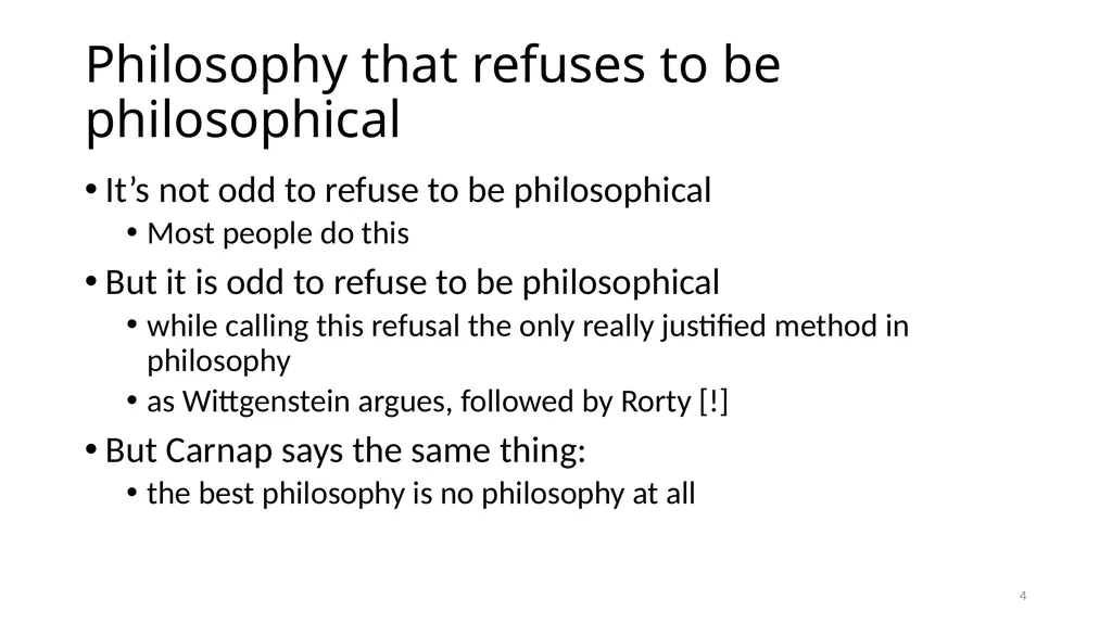 Carnap’s Contexts Nietzsche’s Lying Truth, - slide 4 of 104
