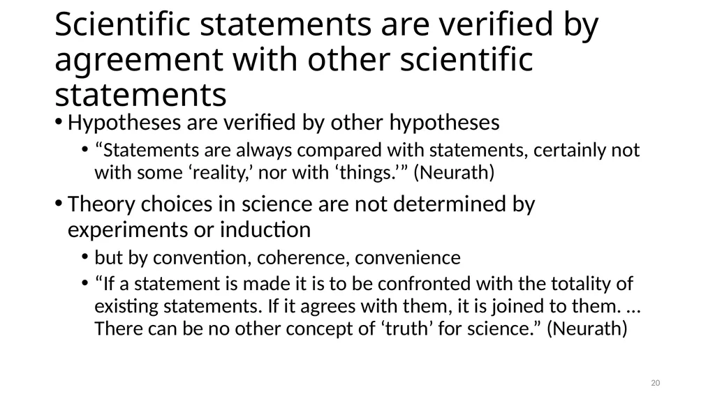 Carnap’s Contexts Nietzsche’s Lying Truth, - slide 20 of 104