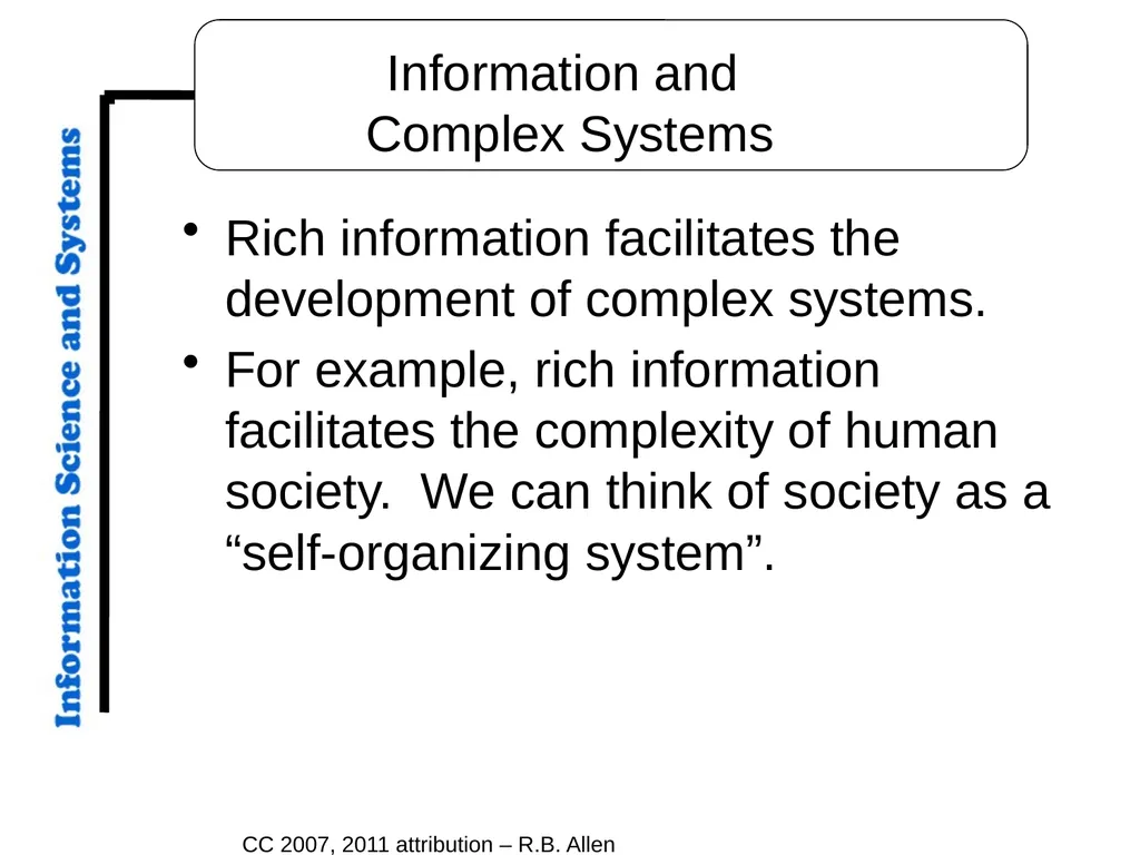 CC 2007, 2011 attribution – R.B. Allen Overture - slide 14 of 20