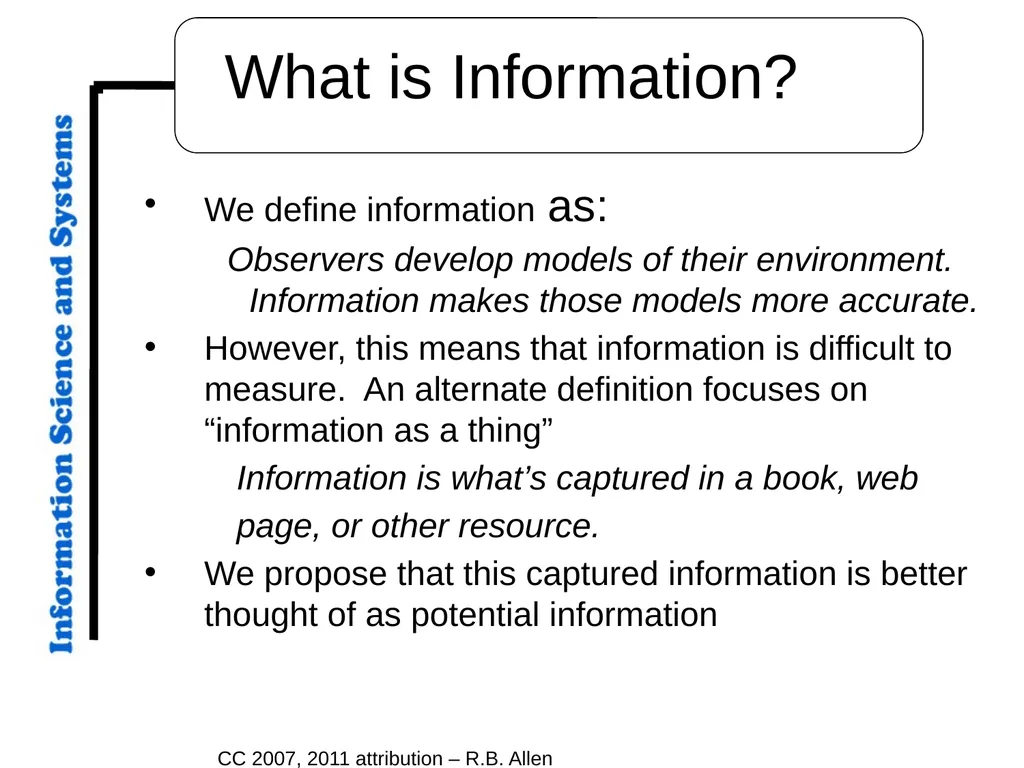 CC 2007, 2011 attribution – R.B. Allen Overture - slide 3 of 20