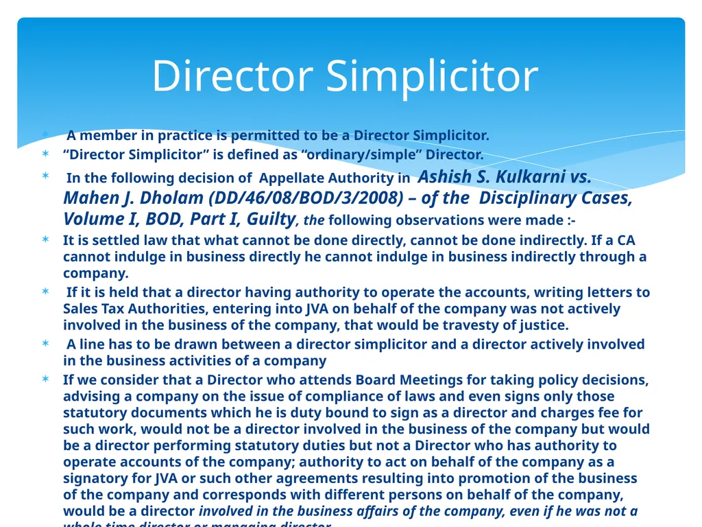 Disciplinary Case Studies Second Schedule (Others - slide 8 of 23