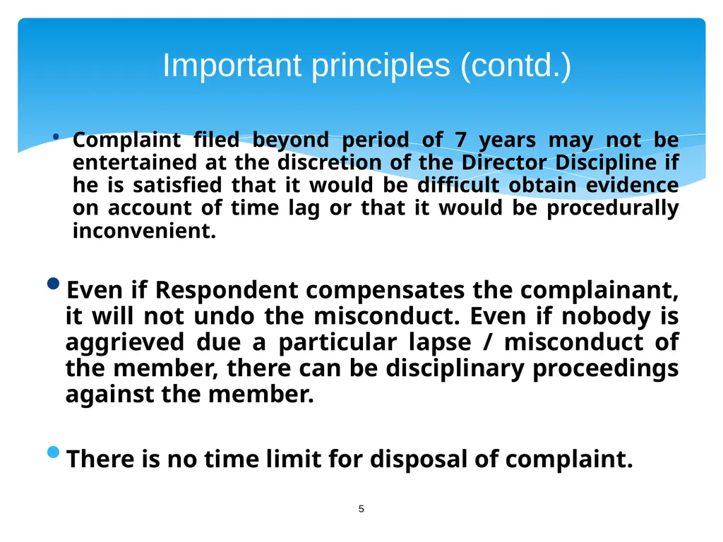 Disciplinary Case Studies Second Schedule (Others - slide 5 of 23