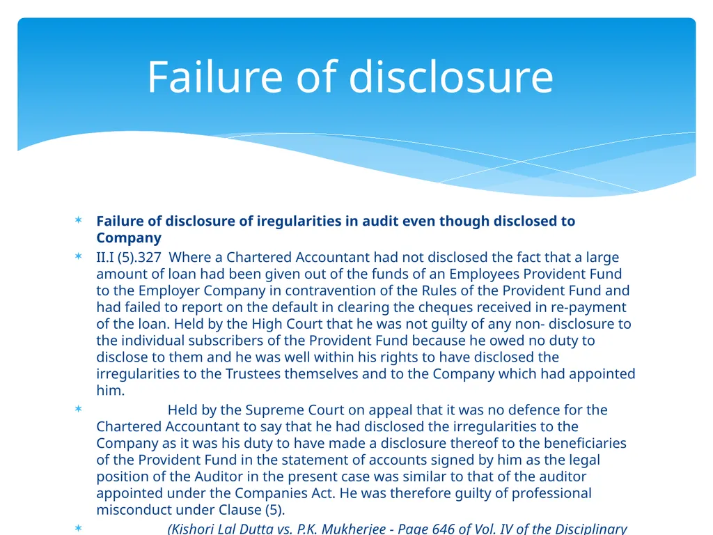 Disciplinary Case Studies Second Schedule (Others - slide 19 of 23