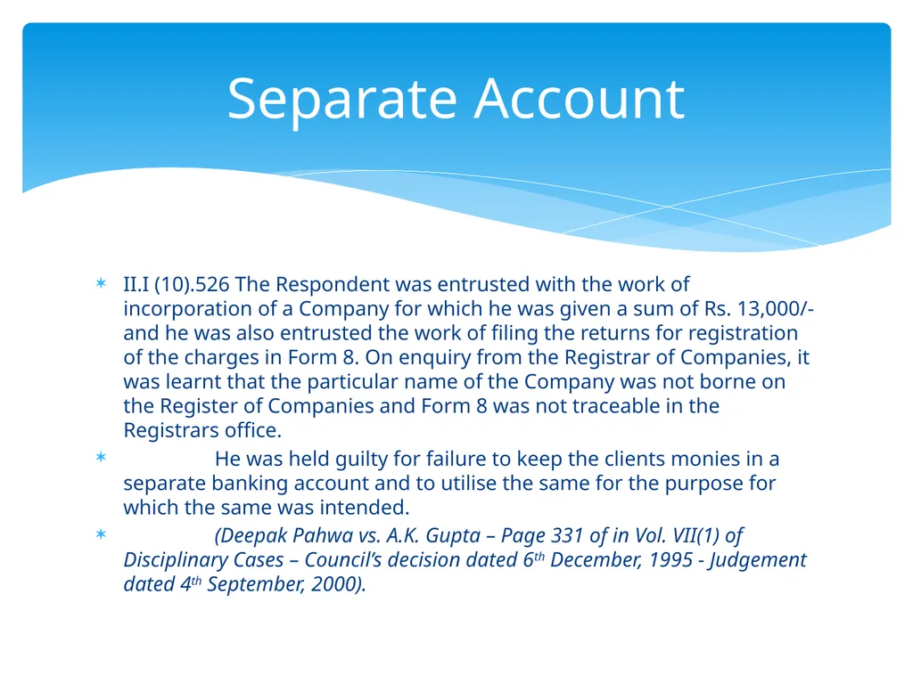 Disciplinary Case Studies Second Schedule (Others - slide 22 of 23