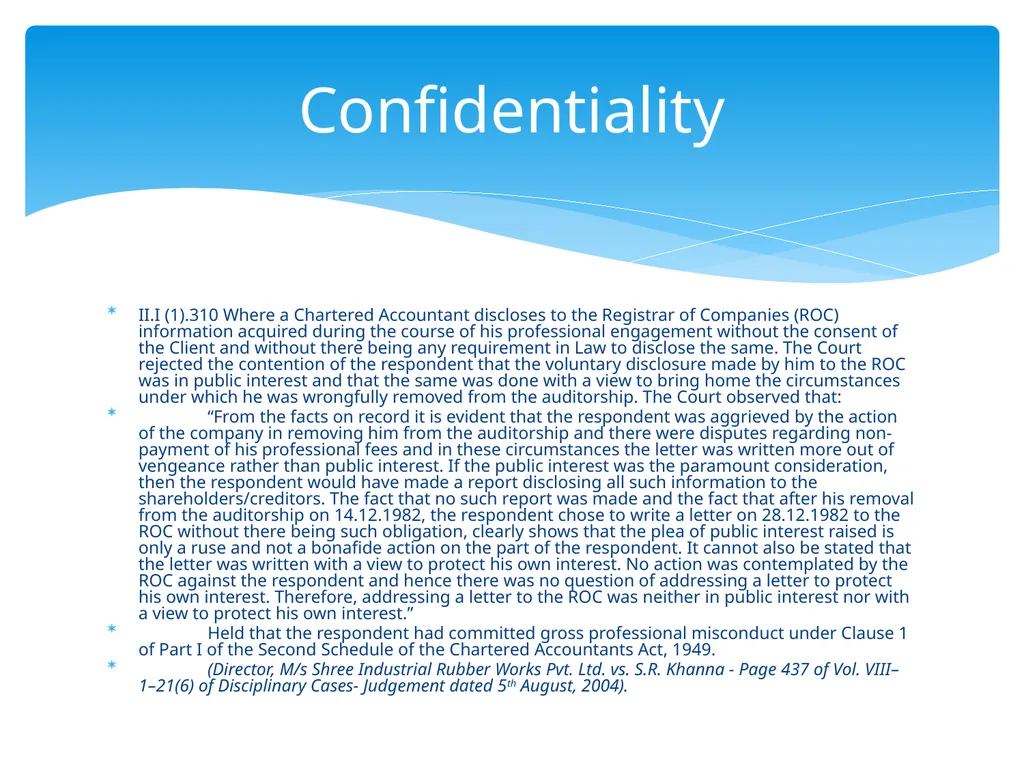 Disciplinary Case Studies Second Schedule (Others - slide 15 of 23