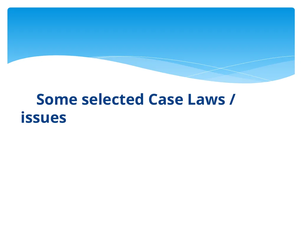Disciplinary Case Studies Second Schedule (Others - slide 7 of 23