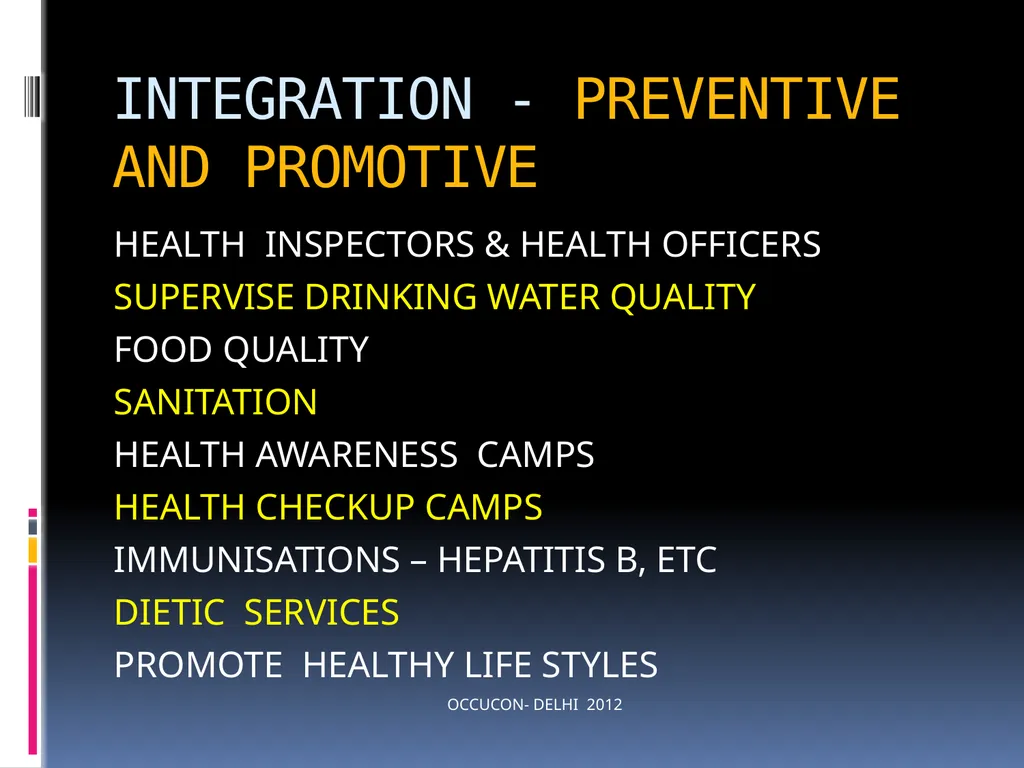AN EXPERIENCE IN OPERATIONALISING AN INTEGRATED - slide 16 of 55