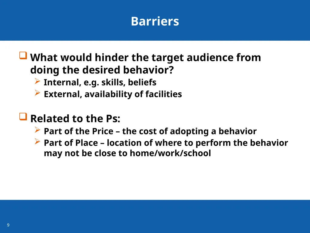 Connecting for Social Good Using Social Marketing - slide 9 of 14