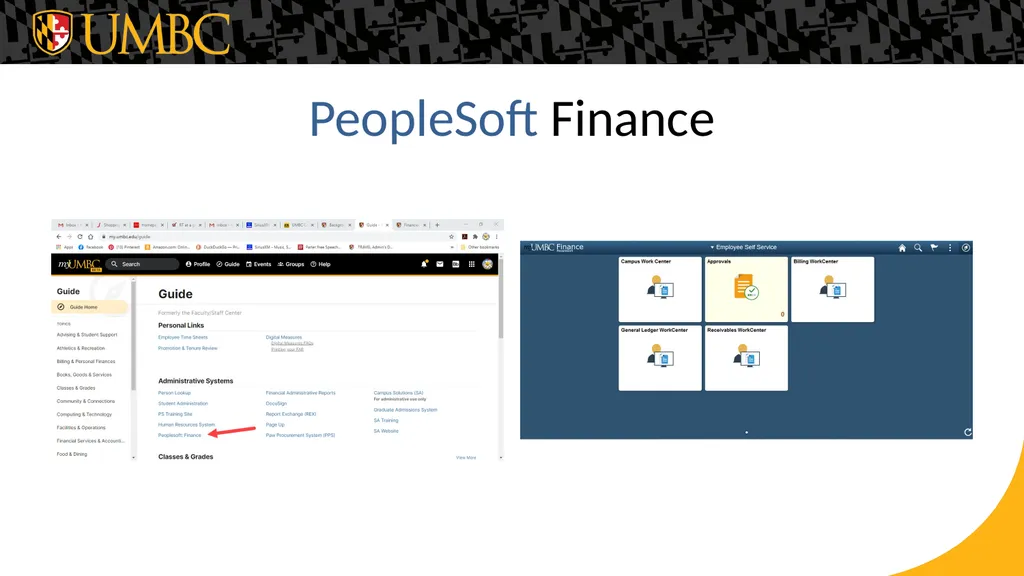 Introduction to PeopleSoft Finance General - slide 4 of 8