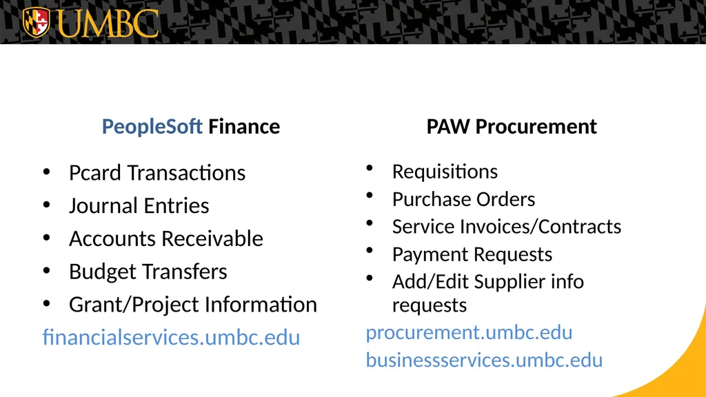 Introduction to PeopleSoft Finance General - slide 5 of 8