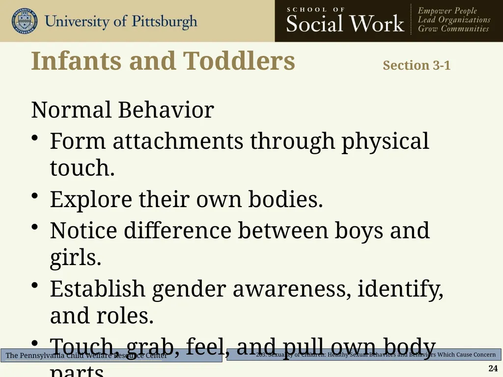 203: Sexuality of Children: Healthy Sexual - slide 24 of 35